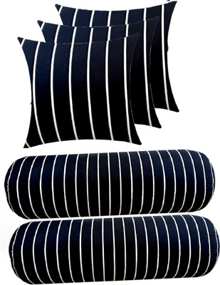 Changers Microfibre Bolster Pack of 5 Floral(Black)