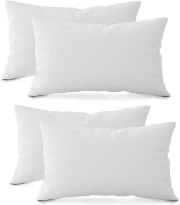 ROYALREOX Cotton Sleeping Pillow Pack of 4 Solid(White)