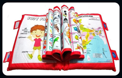 Sharvil Cotton Baby Pillow Pack of 1 Solid Abcd Pillow For Kids(Red)