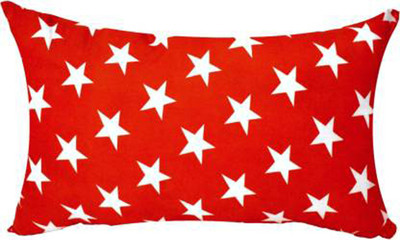 brightjex Microfibre Solid Sleeping Pillow Pack of 1(Red Star)