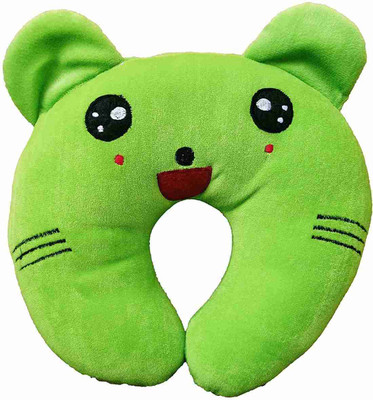 Jinaya's U- Shaped Baby Pillow Mustard Seeds Toons & Characters Baby Pillow Pack of 1(Green)