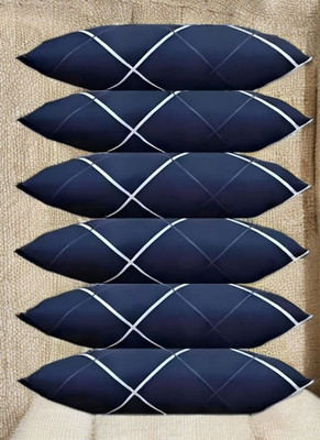 Urmila Creation Polyester Fibre Sleeping Pillow Pack of 6 Solid LUXURY(Blue)