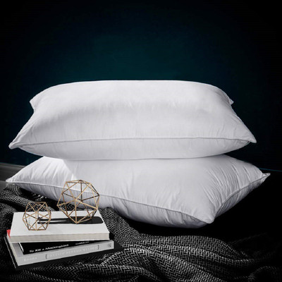 STOMIA STOMIA LUXURY SOFT PILLOW Microfibre Abstract Sleeping Pillow Pack of 2(White)