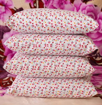 vraanc Polyester Fibre Sleeping Pillow Pack of 4 Abstract LUXURY(PRINT)