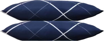 Navi collection Microfibre Abstract Sleeping Pillow Pack of 2(WHITE LINE)