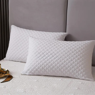 Maanisha Enterprises Microfibre Sleeping Pillow Pack of 1 Solid Pillow Set || Comfort And Support Pillow(White)