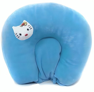 Toes Kids Mustard Seeds Baby Pillow Pack of 1 Toons & Characters(Light Blue)