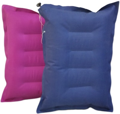 Shivamcart Air Solid Travel Pillow Pack of 2(Multicolor)