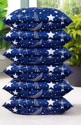 YPOLOIPO Polyester Fibre Sleeping Pillow Pack of 6 Solid LUXURY(Blue)