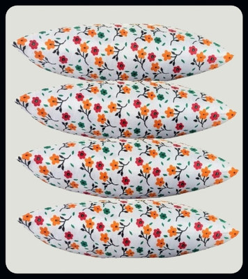RUSHABH ENTERPRISE Blue Print Polyester Fibre Abstract Sleeping Pillow Pack of 1(Blue)