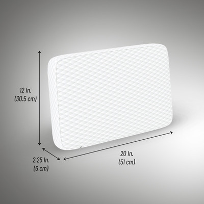 Flipkart SmartBuy Memory Foam Solid Orthopaedic Pillow Pack of 1(White)