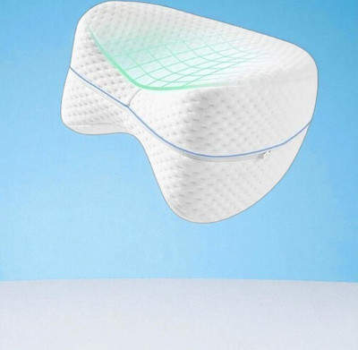 INDIEPREMIOR Microbeads Solid Orthopaedic Pillow Pack of 1(White)