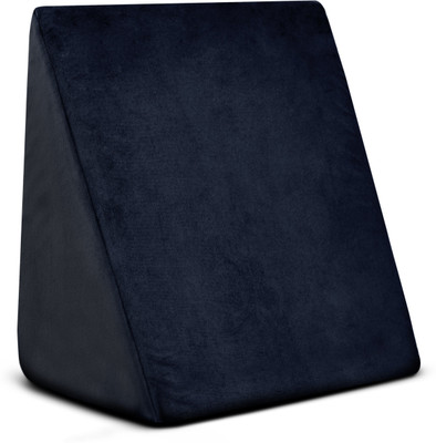 RELAXMOUR Wedge Pillow Memory Foam Solid Orthopaedic Pillow Pack of 1(Black)