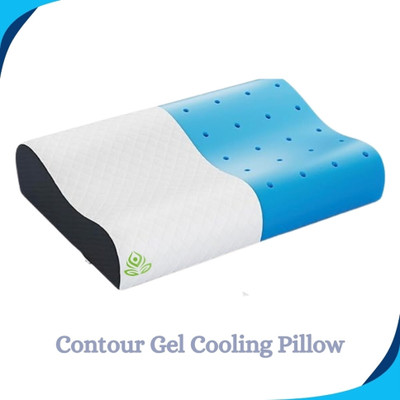 MIVOR Memory Foam Solid Orthopaedic Pillow Pack of 1(White)
