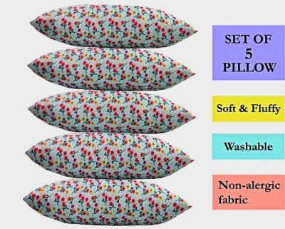 YABAN ULTRA SOFT LUXURY Polyester Fibre Floral Sleeping Pillow Pack of 5(PRINTED)