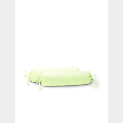 THE BABY ATELIER Cotton Solid Bolster Pack of 1(lime green)