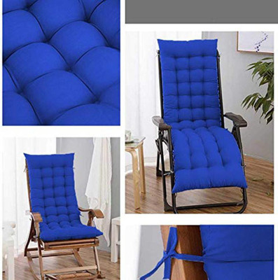 AG's Active Microfibre Solid Chair Pad Pack of 1(Blue)