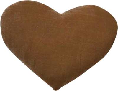 Oscar Home Polyester Fibre Solid Cushion Pack of 1(Brown)