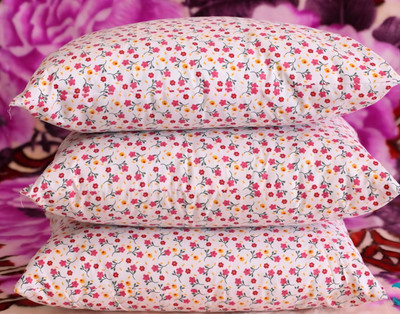 Regnar Cotton Sleeping Pillow Pack of 3 Abstract Luxury(Multicolor)