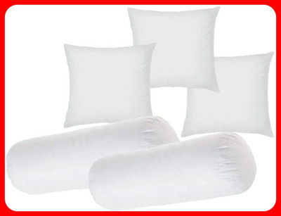 GTX Microfibre Bolster Pack of 5 Solid(White)