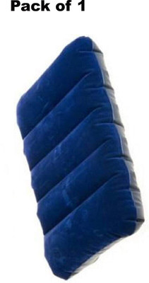 zobro Air Solid Travel Pillow Pack of 1(Blue)