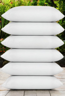 Urmila Creation Microfibre Sleeping Pillow Pack of 6 Solid LUXURY(White)