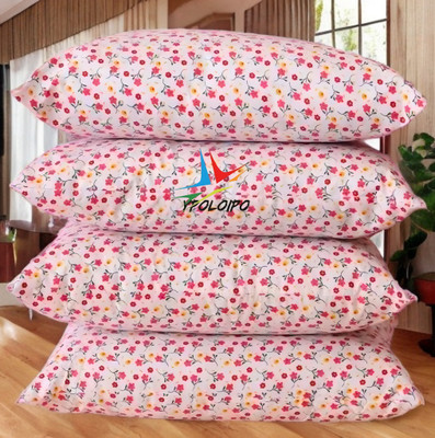 YPOLOIPO Polyester Fibre Sleeping Pillow Pack of 4 Abstract LUXURY(Printed)