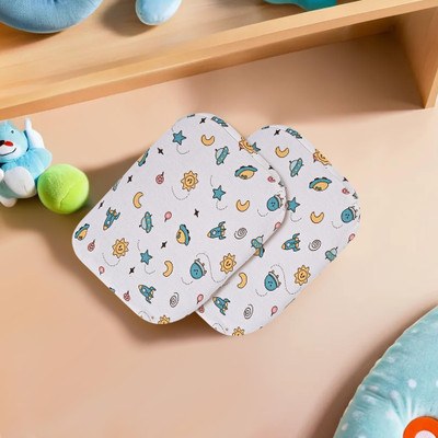 KUBER INDUSTRIES Mustard Seeds Toons & Characters Baby Pillow Pack of 2(White)