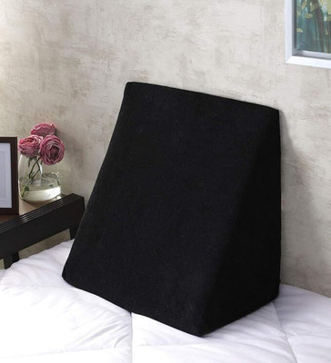 Sleep Yoga Memory Foam Wedge Cushion Memory Foam, Gel, Latex Polka Lumbar Pillow Pack of 1(Grey, Black)