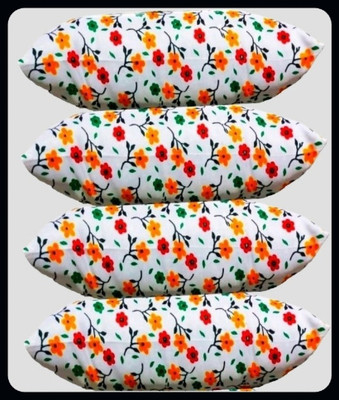 JAYOG ENTERPRISE Microfibre Floral Sleeping Pillow Pack of 4(Multicolor)