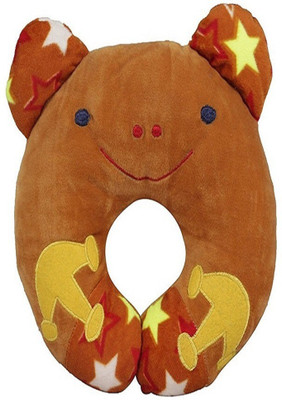 InEffable Cotton U Shape Baby Pillow Pack of 1(Dark Brown)