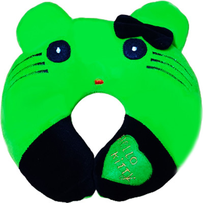 Joynap Polyester Fibre, Mustard Seeds Toons & Characters Baby Pillow Pack of 2(Green)