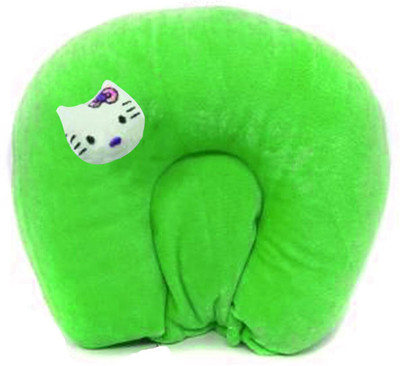 KIDVYANSHI Mustard Seeds Baby Pillow Pack of 1 Animals(Green)