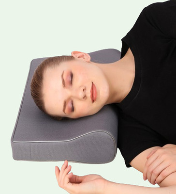 VN CARE Memory Foam Solid Orthopaedic Pillow Pack of 1(Multicolor)