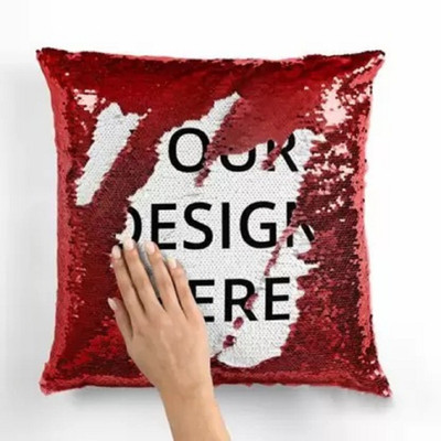Shri Ganesh Handloom Memory Foam Solid Cushion Pack of 1(Red)