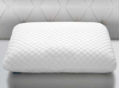 OrkaSleep Eco Rectangular Orthopedic Neck Support Pillow for Sleeping,Neck & Shoulder Pain Memory Foam Solid Sleeping Pillow Pack of 1(Cream)