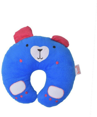 ADRIEL BRINGING JOY Foam Solid Baby Pillow Pack of 1(Blue)