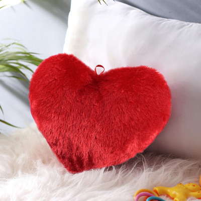 KUBER INDUSTRIES Microfibre Abstract Cushion Pack of 1(Red)