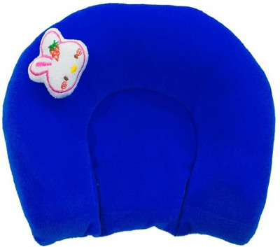 zobro Mustard Seeds Toons & Characters Baby Pillow Pack of 1(Blue)