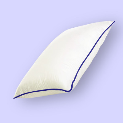 Centuary Mattresses Sleepables My Power Fibre Pillow | Washable Zip Cover | Polyester Fibre Solid Sleeping Pillow Pack of 1(White)