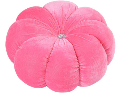 alden cushion set bedroom and soffa set Microfibre Solid Cushion Pack of 1(Pink)