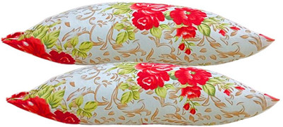 Navi collection Microfibre Abstract Sleeping Pillow Pack of 2(Red)