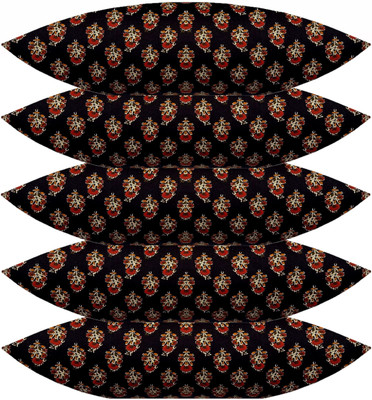 Changers Microfibre Floral Sleeping Pillow Pack of 5(Black)