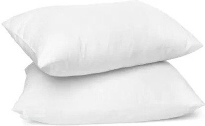 Pisaganj Microfibre Solid Sleeping Pillow Pack of 2(White)