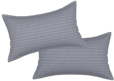DORISTYLE Microfibre Solid Sleeping Pillow Pack of 2(greypillow)
