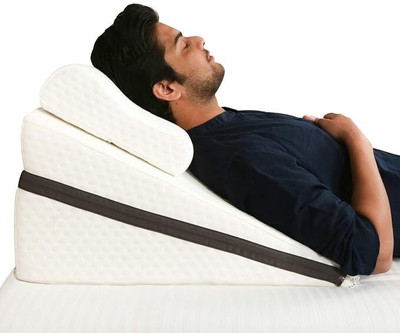 METRON Foam Solid Orthopaedic Pillow Pack of 1(White)