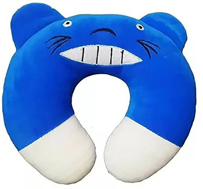 Nyla Cotton Baby Pillow Pack of 1 Smiley(Blue)