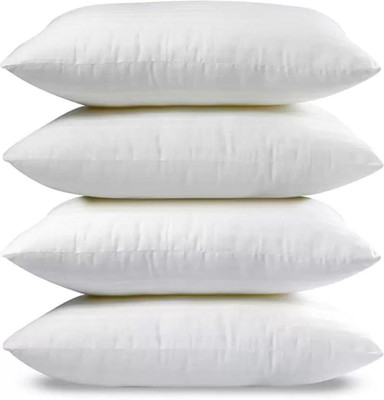 Urmila Creation Polyester Fibre Sleeping Pillow Pack of 4 Solid LUXURY(White)