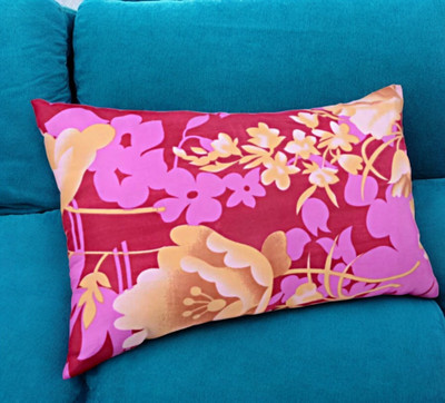 SOFT SNOOZE Microfibre Floral Sleeping Pillow Pack of 1(Pink)
