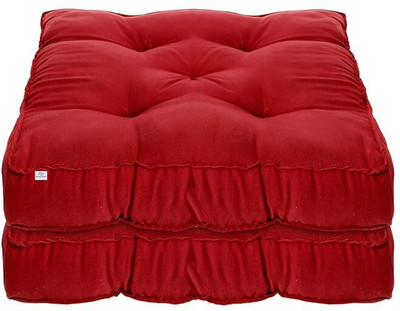 Barbican Microfibre Solid Chair Pad Pack of 2(CHPD-RED-P2)
